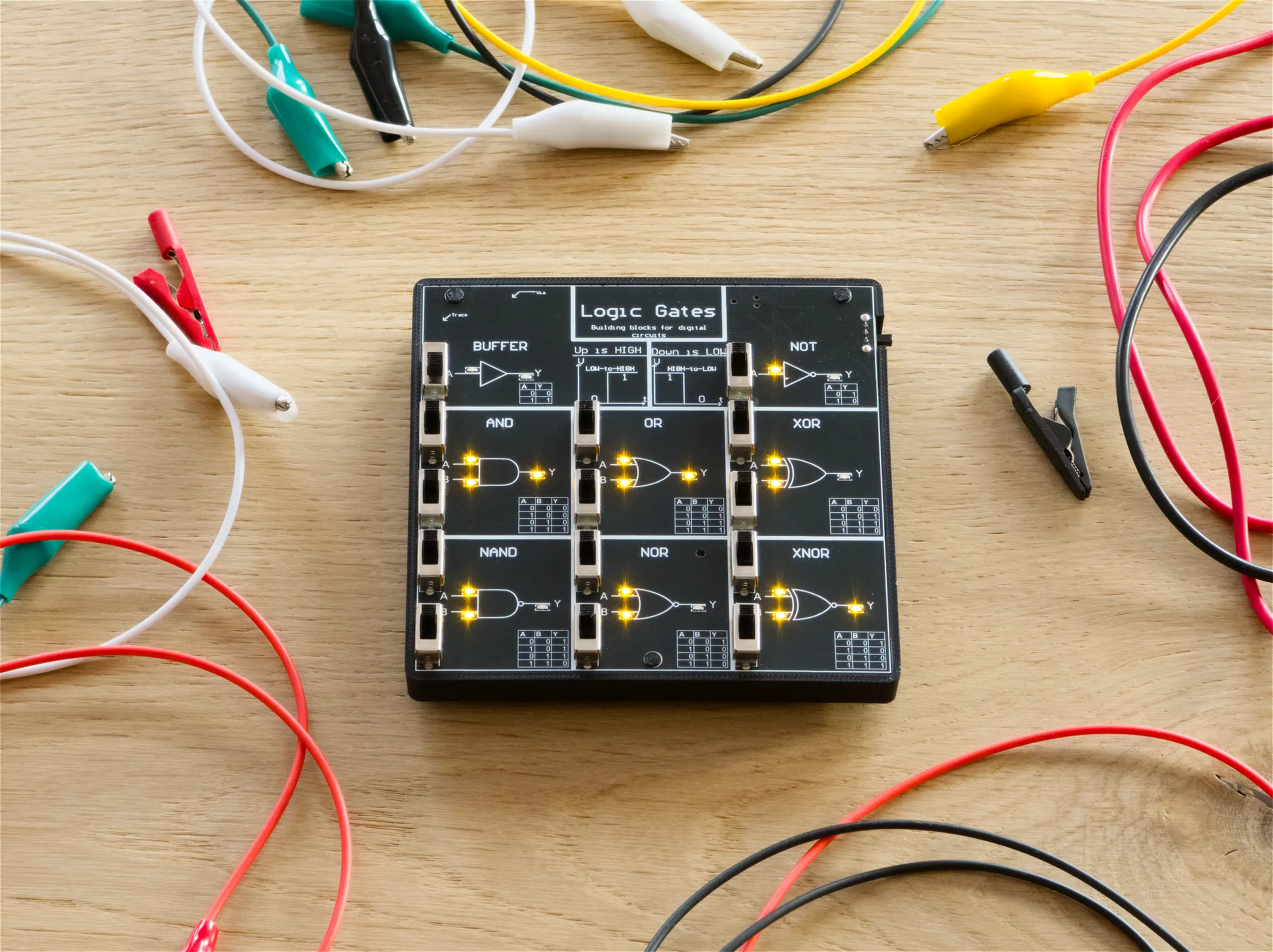 Logic Gates - Interactive Digital Logic Learning | Educational PCB Boards